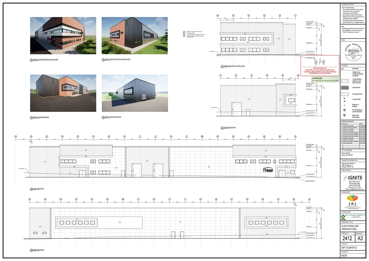Image from page 1 of the file '2026-04-10 - APPROVED Elevations & Perspectives - D07-12-24-0112'