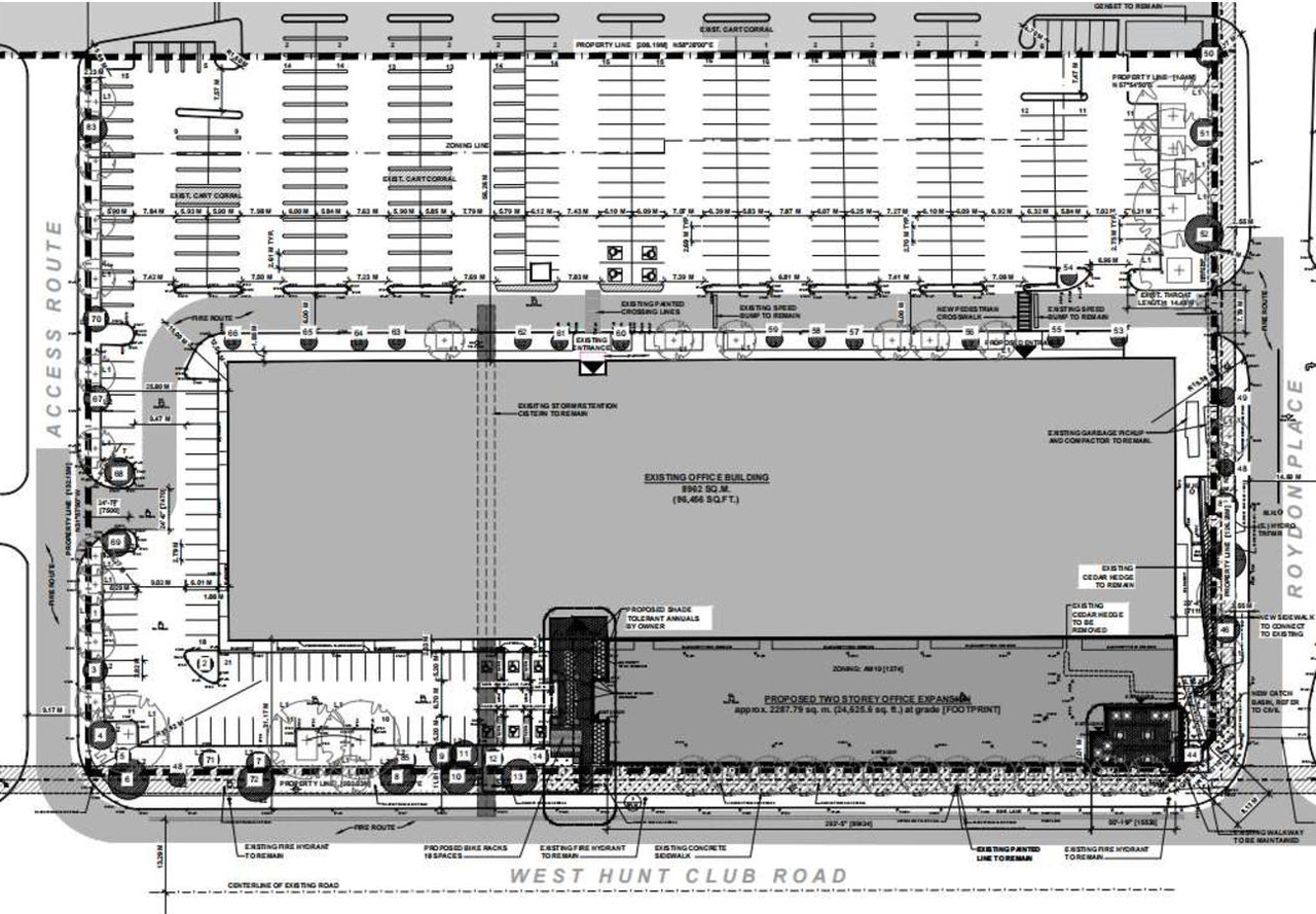 Construction site plan for project from page 13 of the file '2024-10-01 - Design Brief - D07-12-24-0113'
