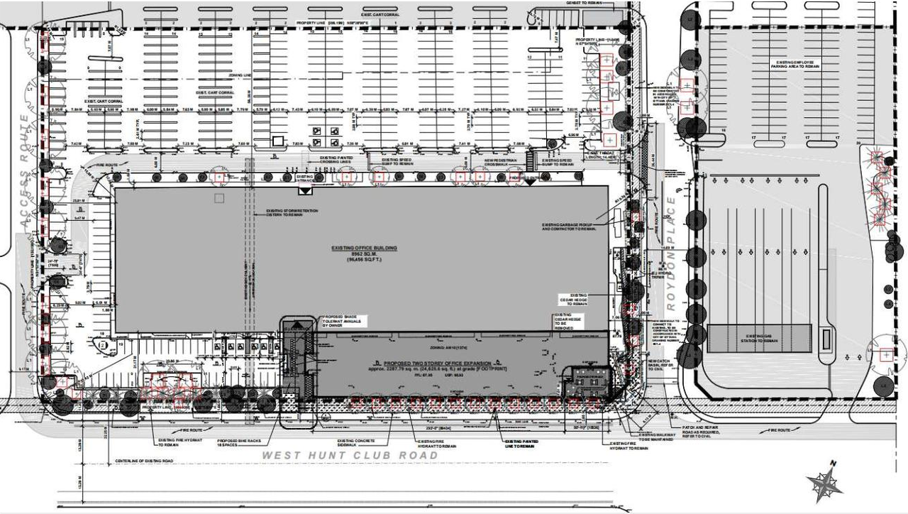 Construction site plan for project from page 13 of the file '2024-11-27 - Design Brief - D07-12-24-0113'