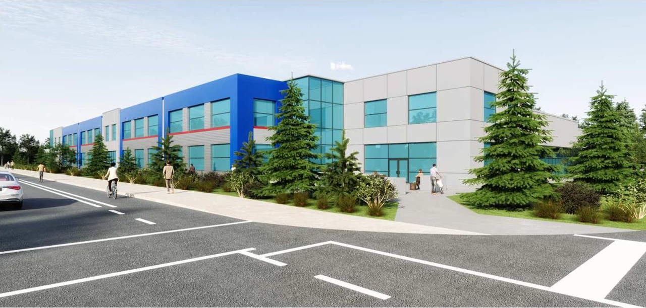 Rendering of building from page 20 of the file '2024-11-27 - Design Brief - D07-12-24-0113'