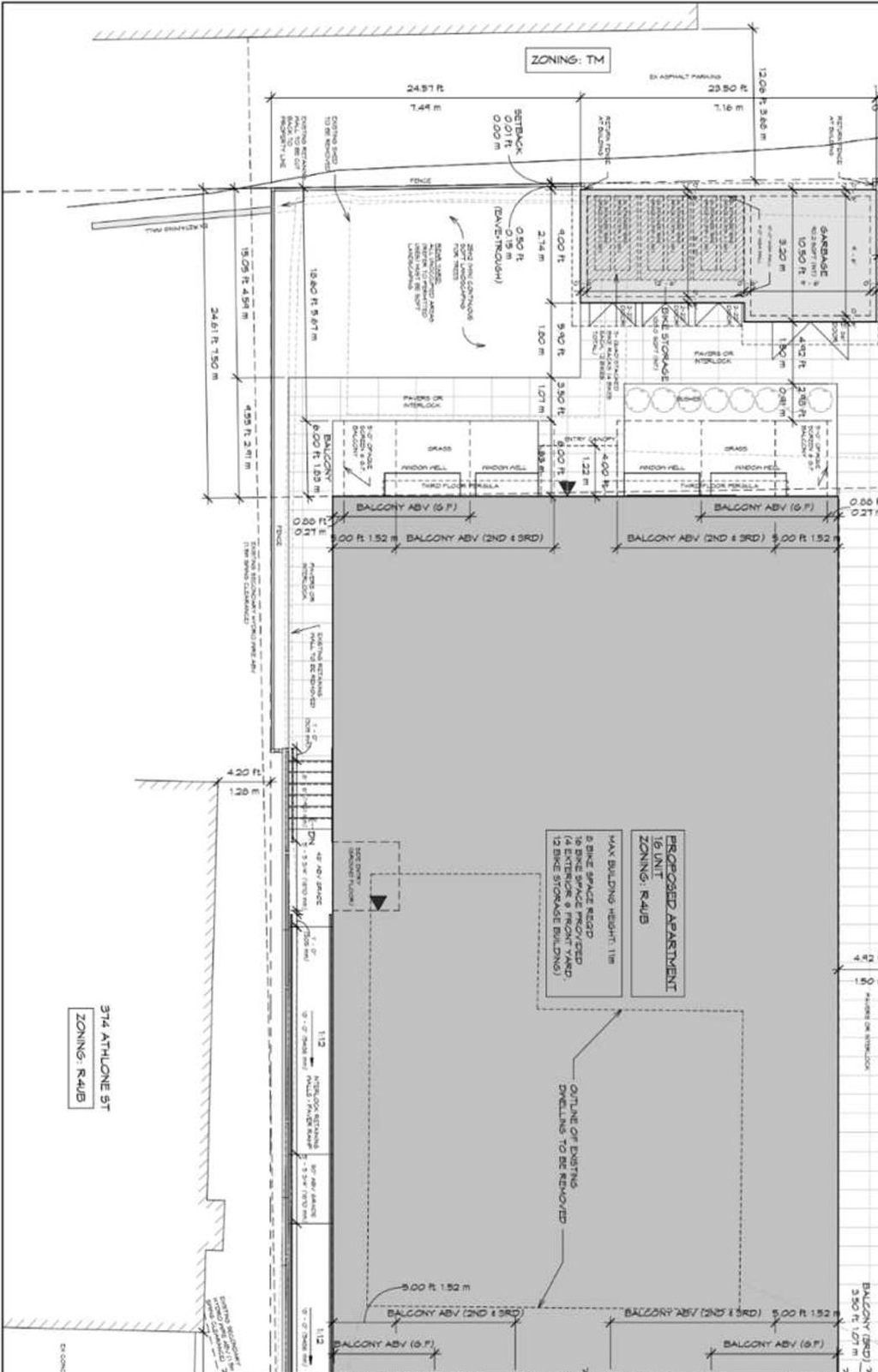 Construction site plan for project from page 44 of the file '2024-10-01 - Urban Design Brief - D07-12-24-0114'