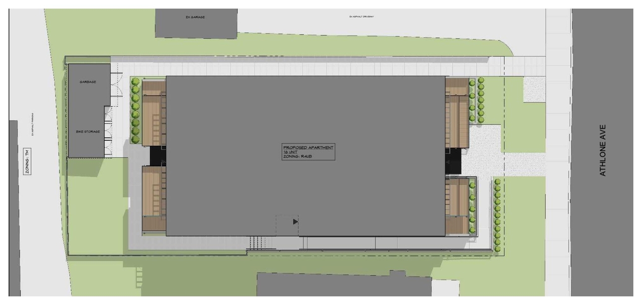 Construction site plan for project from page 5 of the file '2024-10-01 - Urban Design Brief - D07-12-24-0114'