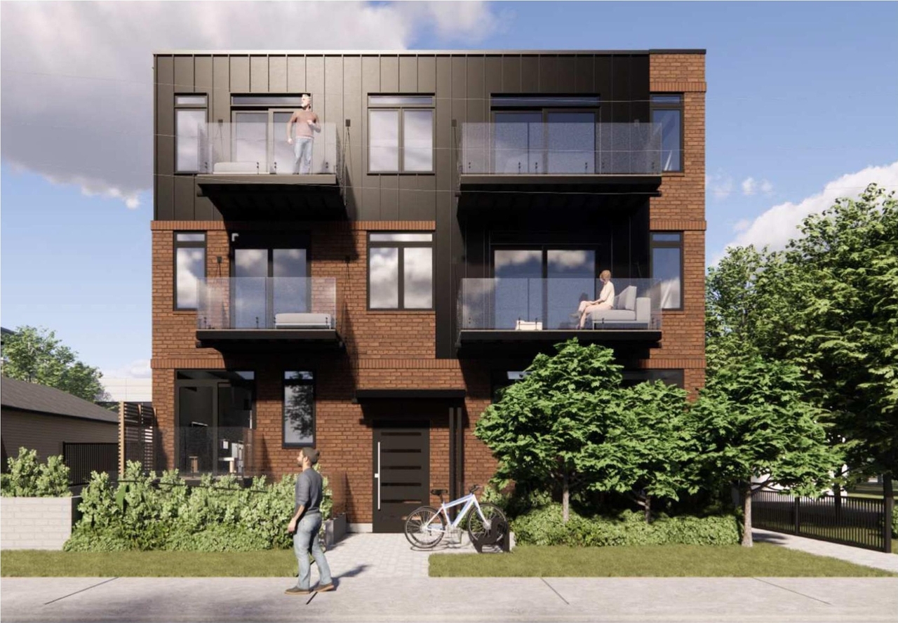 Rendering of building from page 6 of the file '2024-10-01 - Urban Design Brief - D07-12-24-0114'