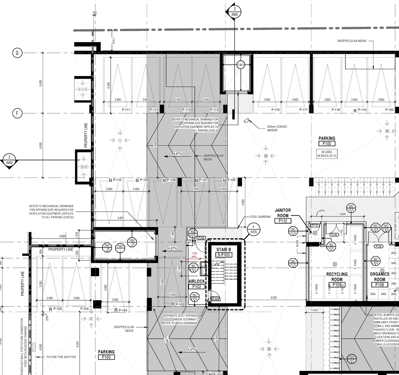 Construction site plan for project from page 12 of the file '2025-01-27 - Site and Floor Plans - D07-12-24-0116'