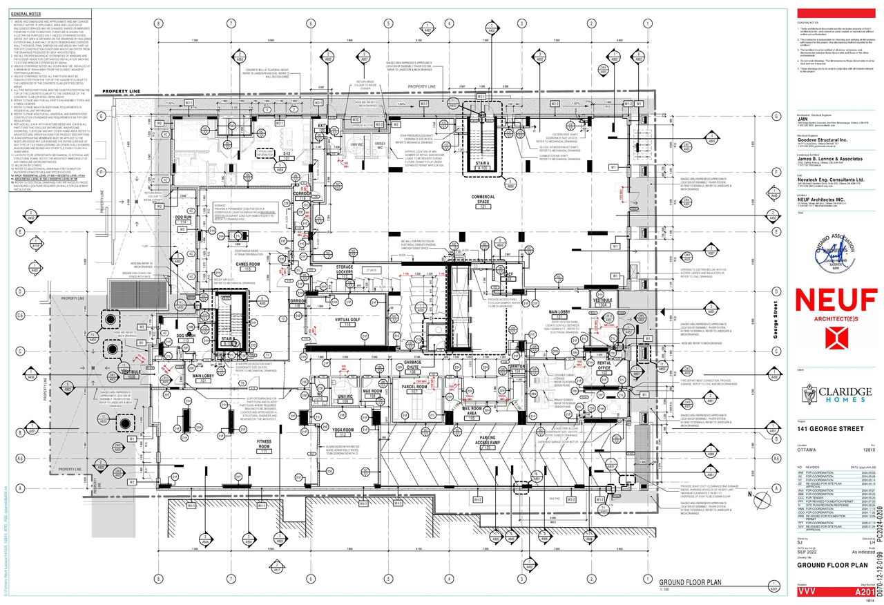 Floor plan for project from page 14 of the file '2025-01-27 - Site and Floor Plans - D07-12-24-0116'