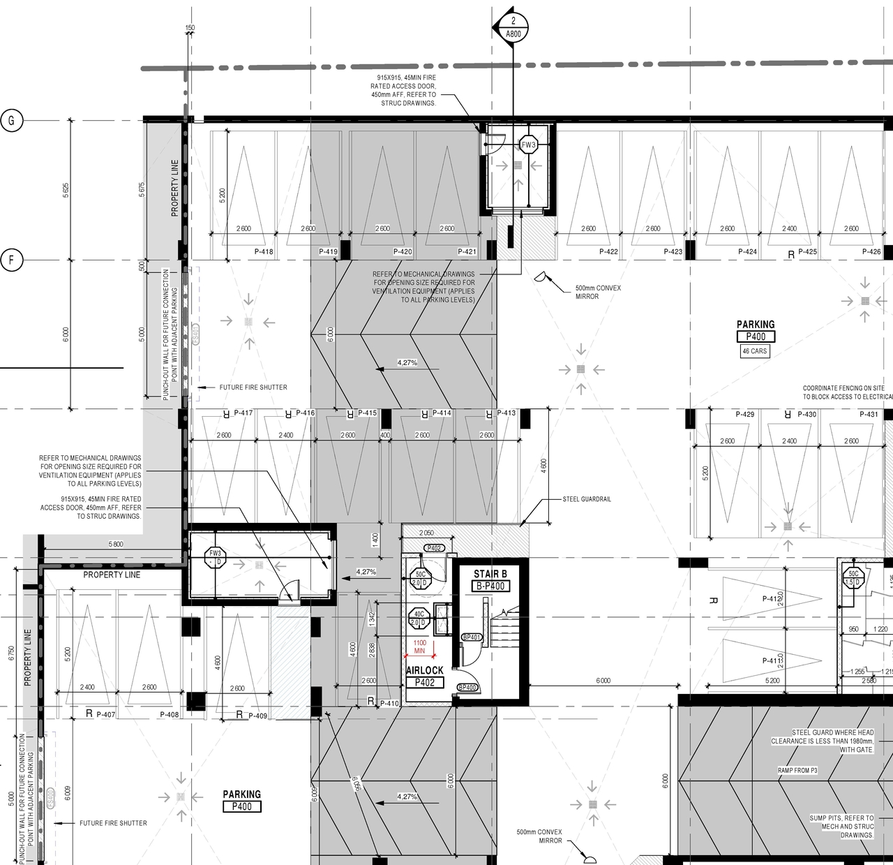 Construction site plan for project from page 3 of the file '2025-01-27 - Site and Floor Plans - D07-12-24-0116'