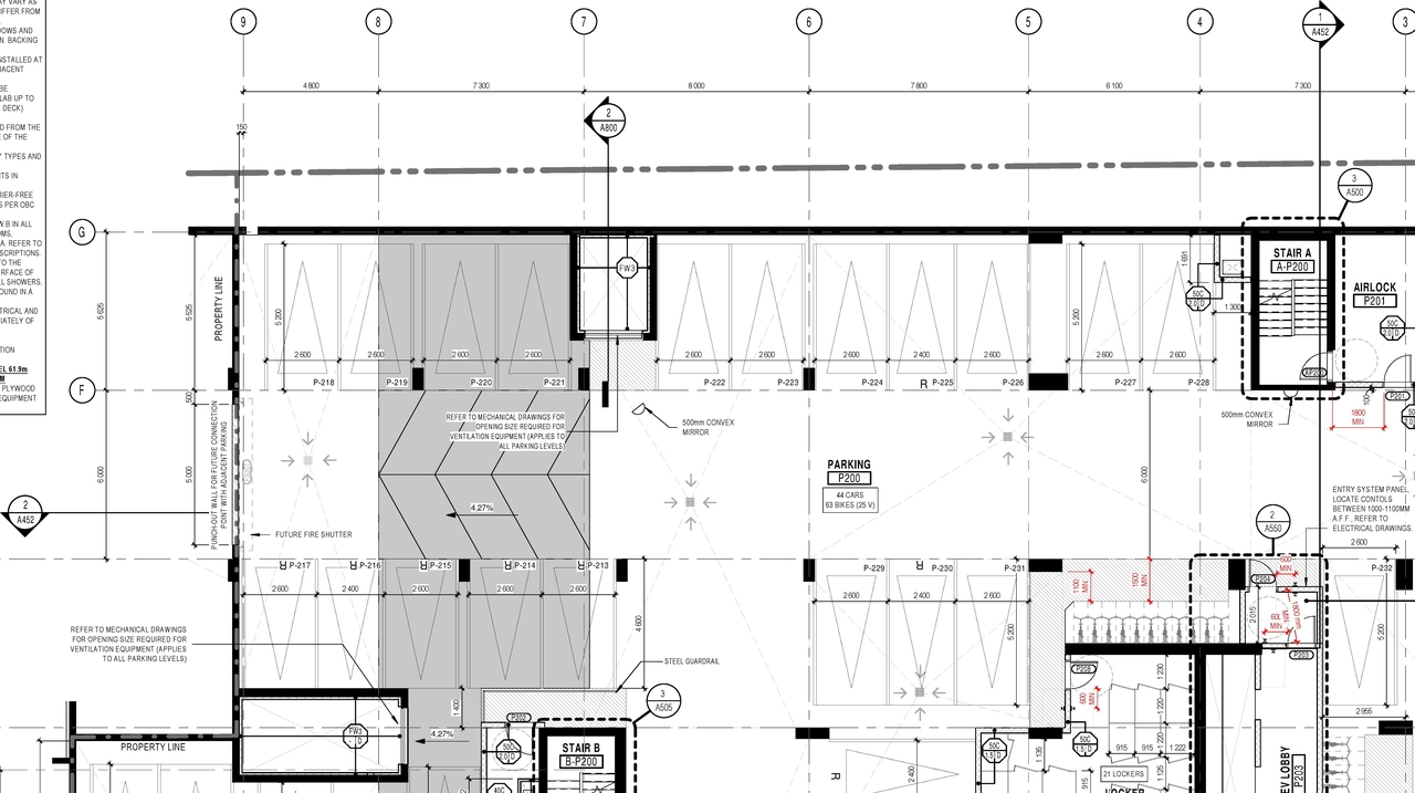 Construction site plan for project from page 9 of the file '2025-01-27 - Site and Floor Plans - D07-12-24-0116'