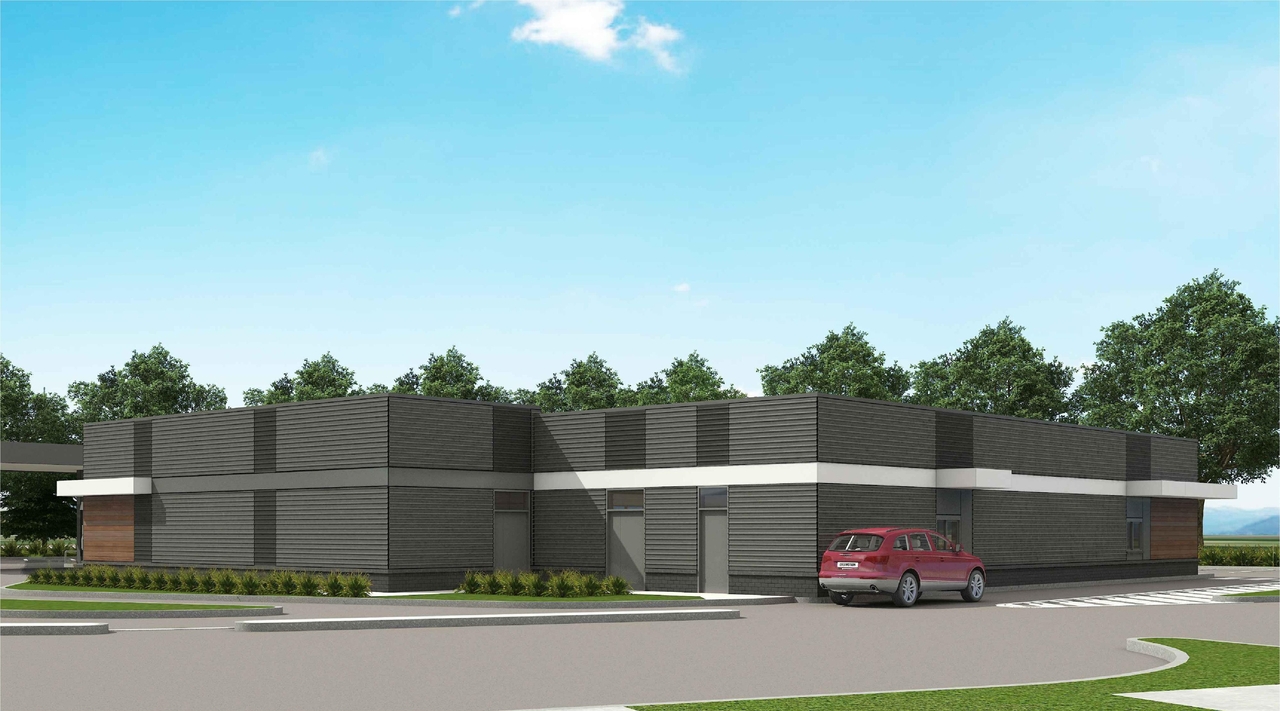 Rendering of building from page 7 of the file '2024-10-07 - Building Elevations & Renderings - D07-12-24-0119'