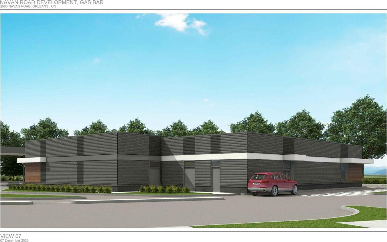 Rendering of building from page 27 of the file '2024-10-07 - Planning Rationale & Urban Design Brief - D07-12-24-0119'