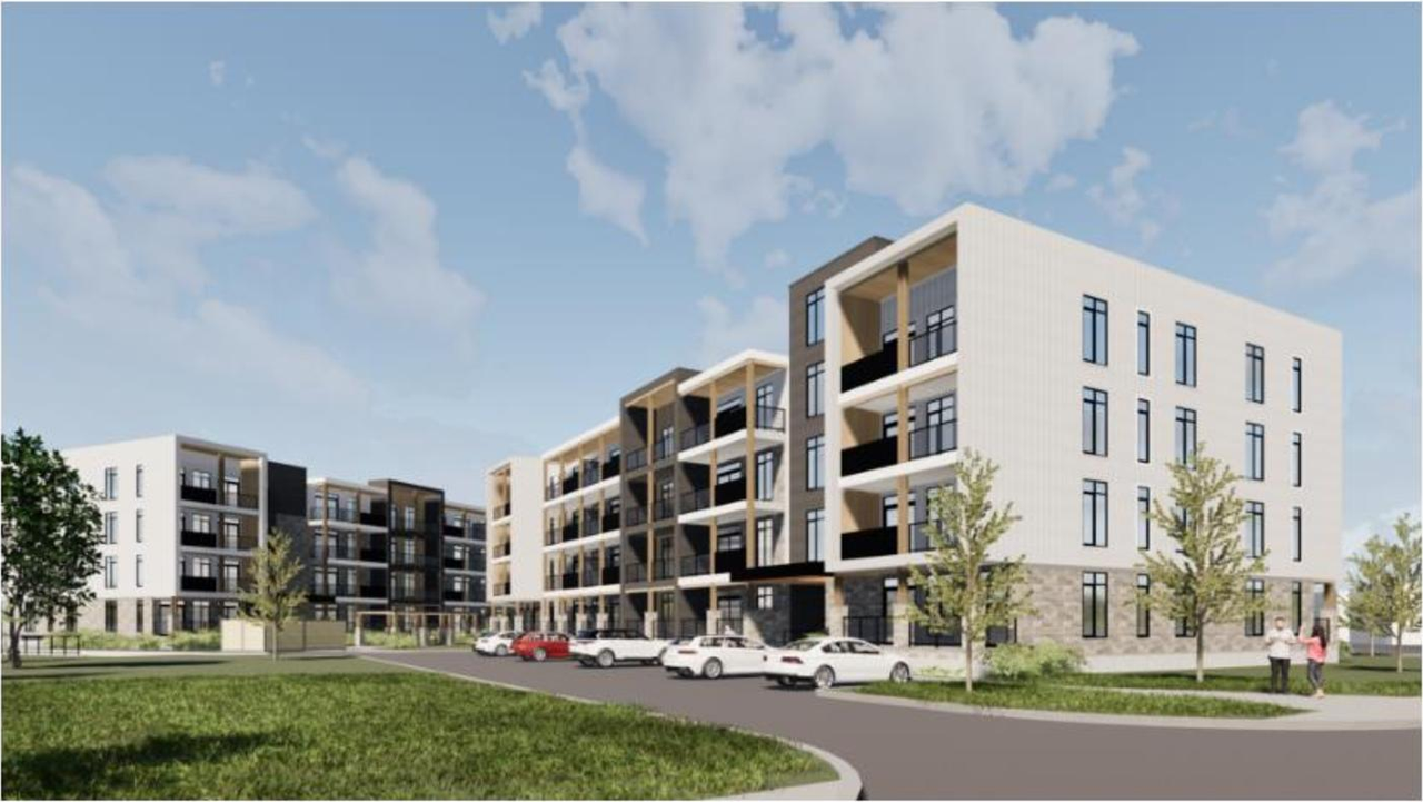 Rendering of building from page 1 of the file '2024-10-07 - Planning Rationale & Urban Design Brief Block 17 - D07-12-24-0120'