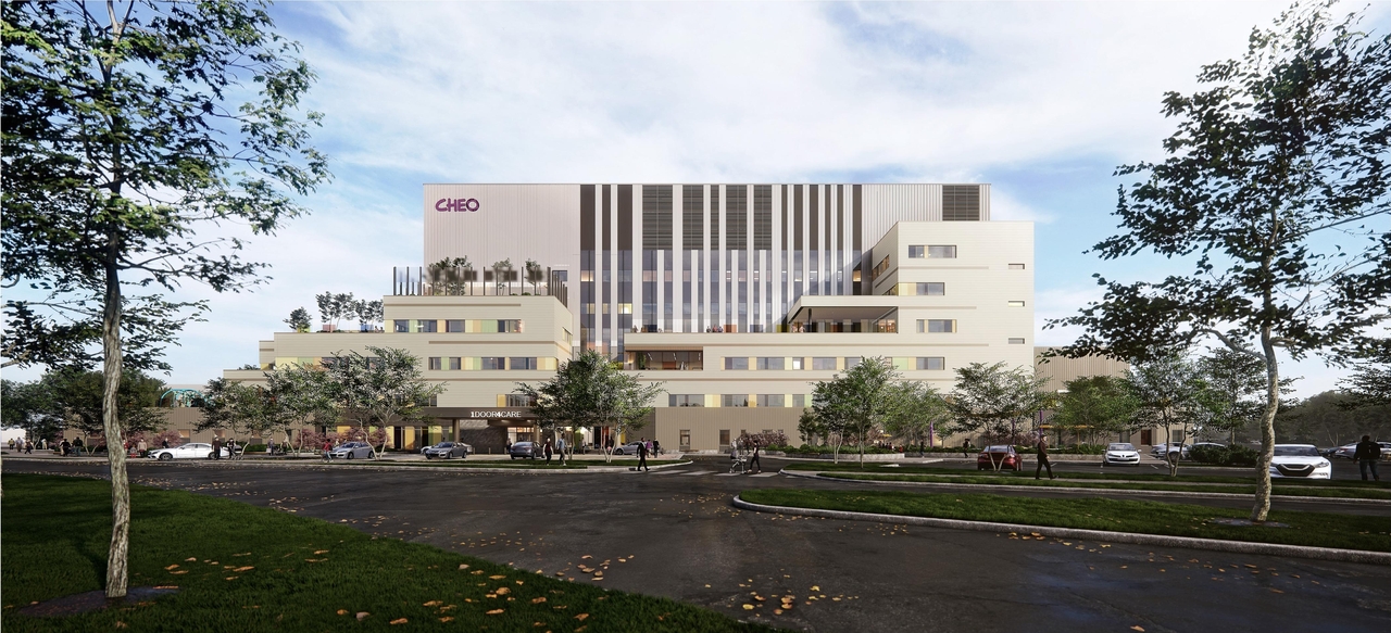 Rendering of building from page 18 of the file '2024-10-09 - Urban Design Brief - D07-12-24-0121'