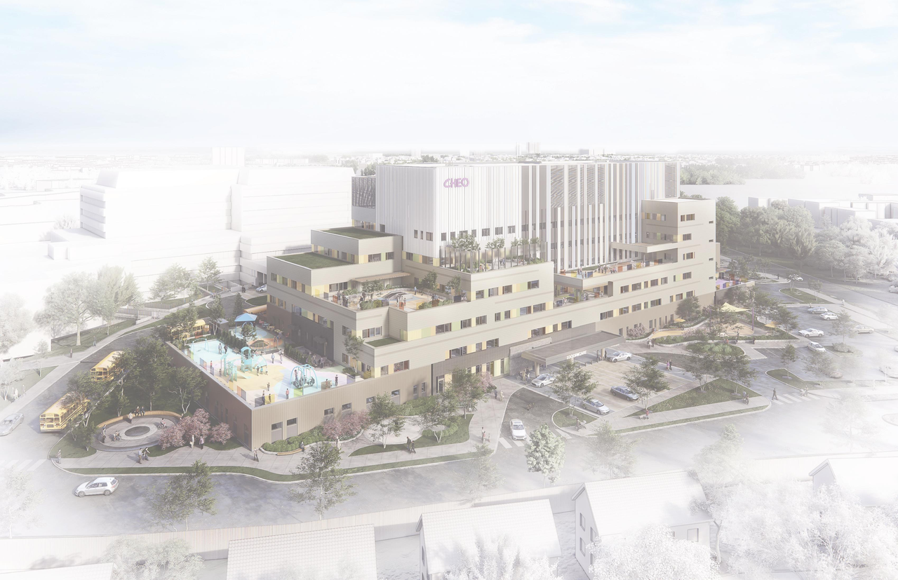 Rendering of building from page 21 of the file '2024-10-09 - Urban Design Brief - D07-12-24-0121'
