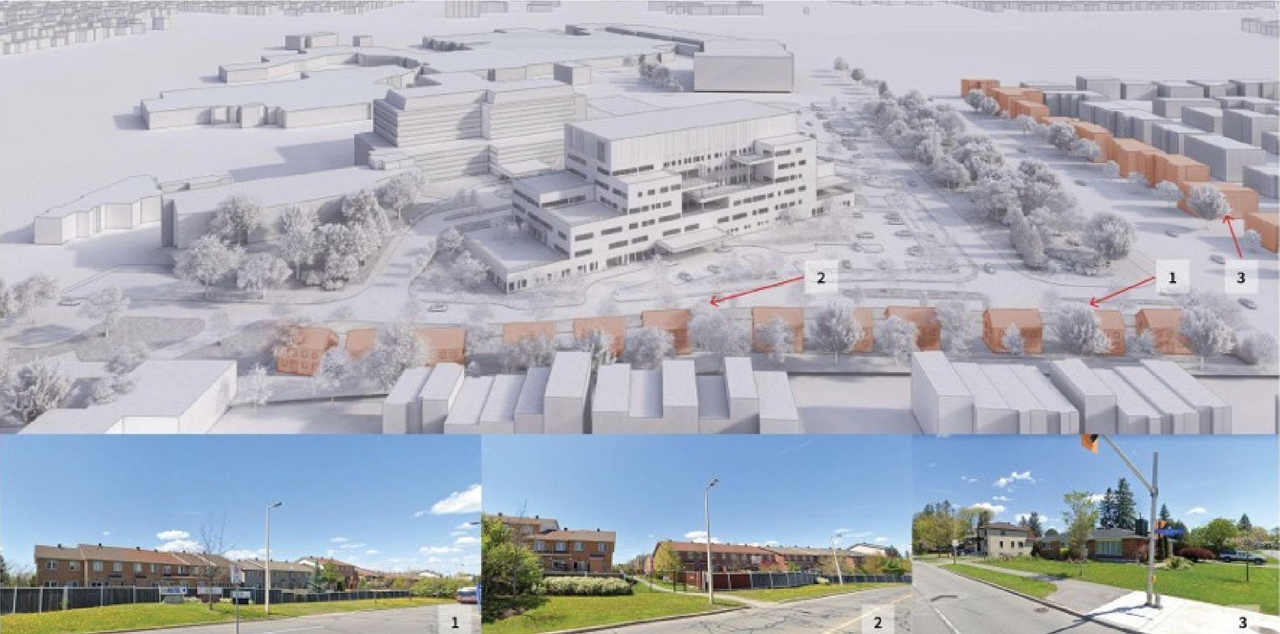 Rendering of building from page 9 of the file '2024-10-09 - Urban Design Brief - D07-12-24-0121'