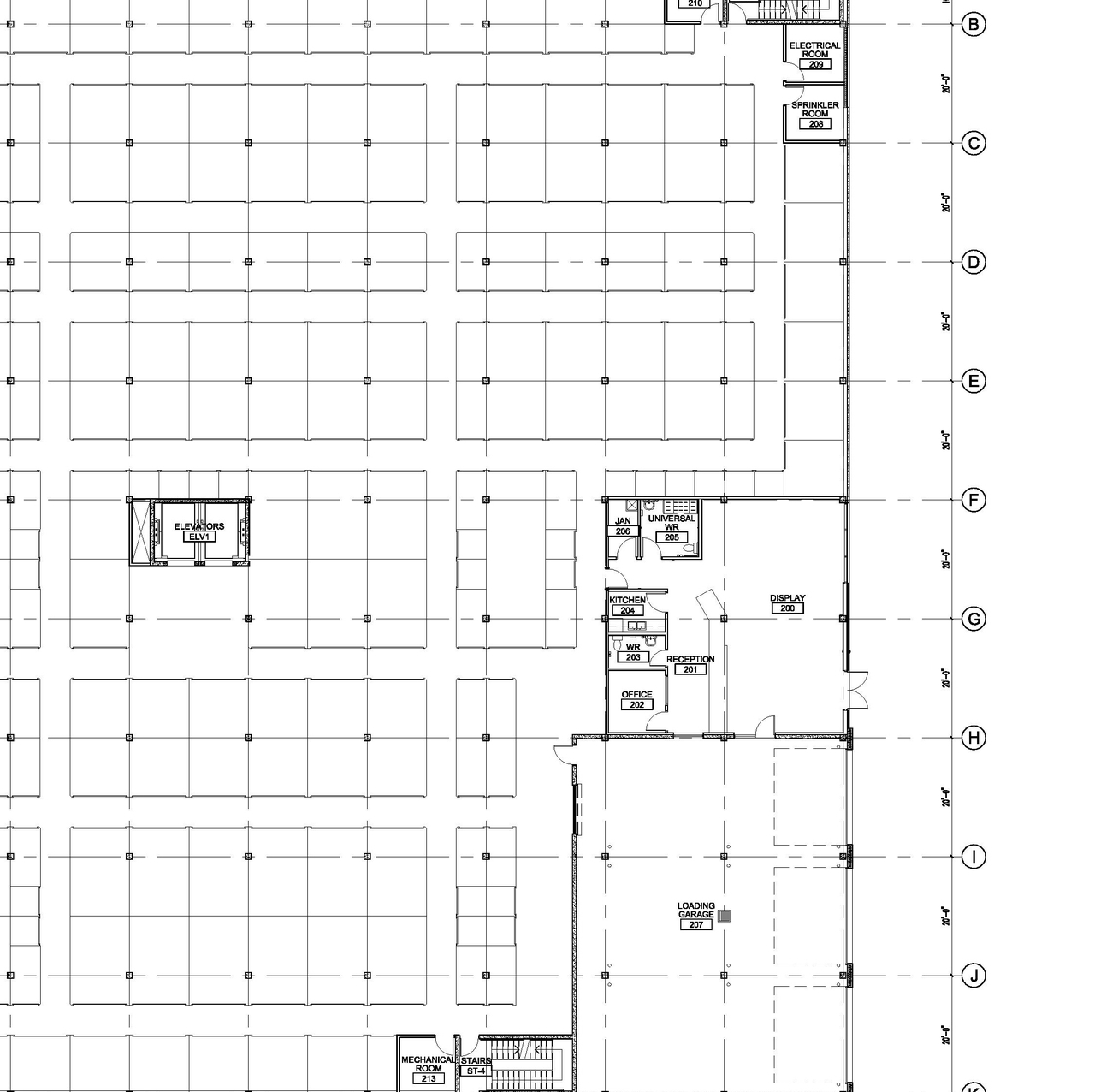 Floor plan for project from page 2 of the file '2024-12-18 - Building Elevations and Floor Plans (Building B) - D07-12-24-0122'