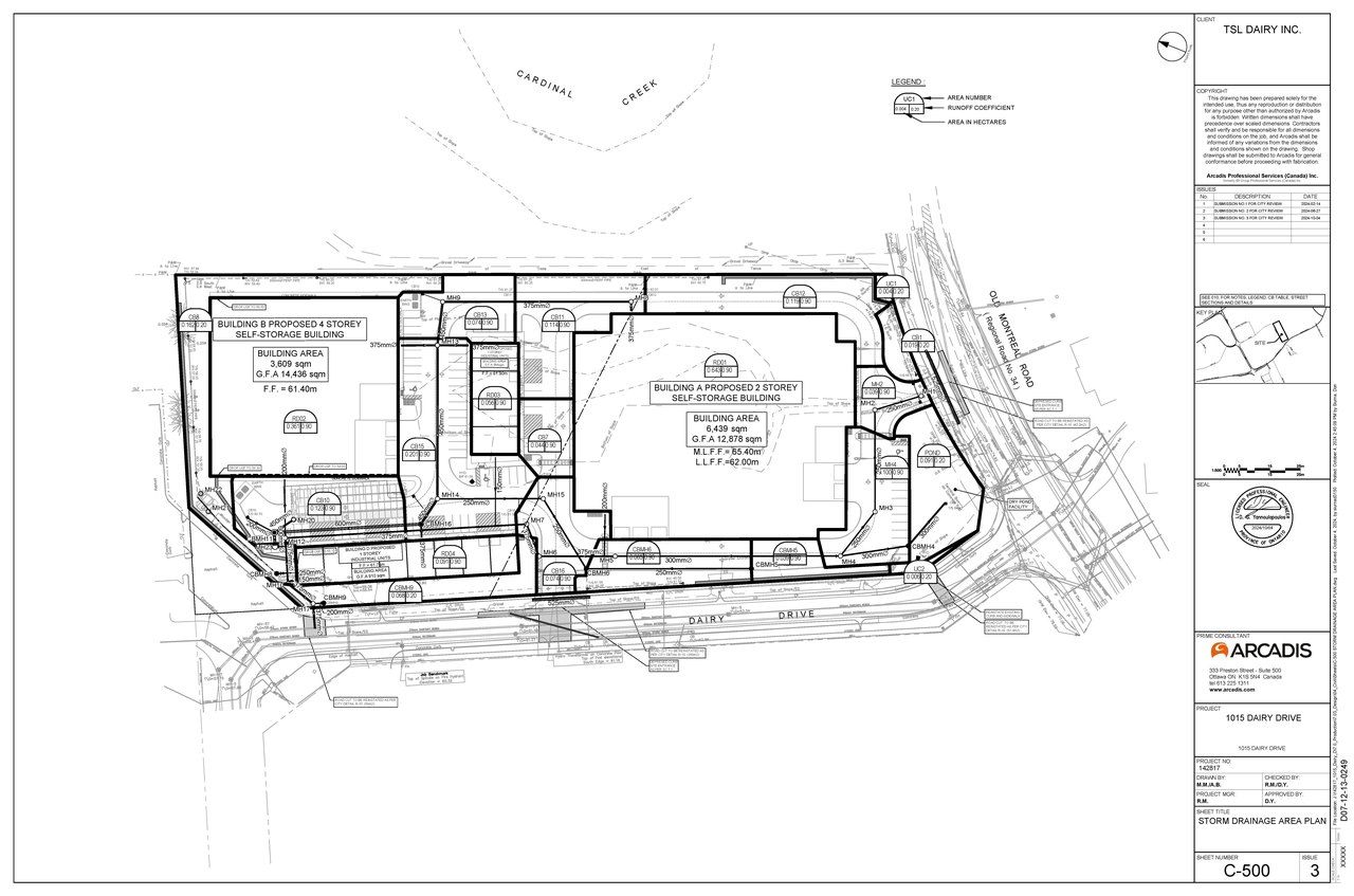 Construction site plan for project from page 116 of the file '2024-10-09 - Design Brief - D07-12-24-0122'