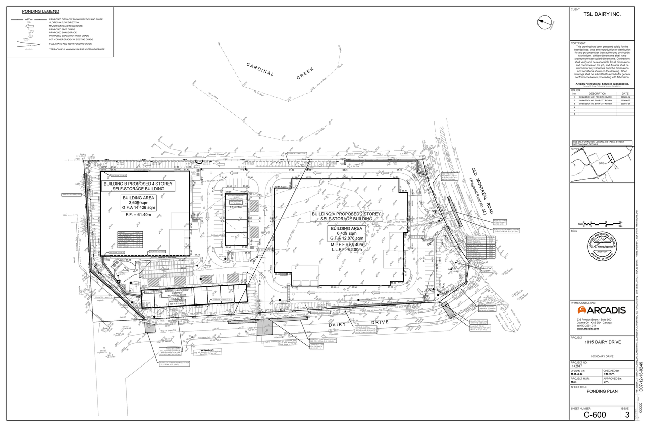 Construction site plan for project from page 117 of the file '2024-10-09 - Design Brief - D07-12-24-0122'