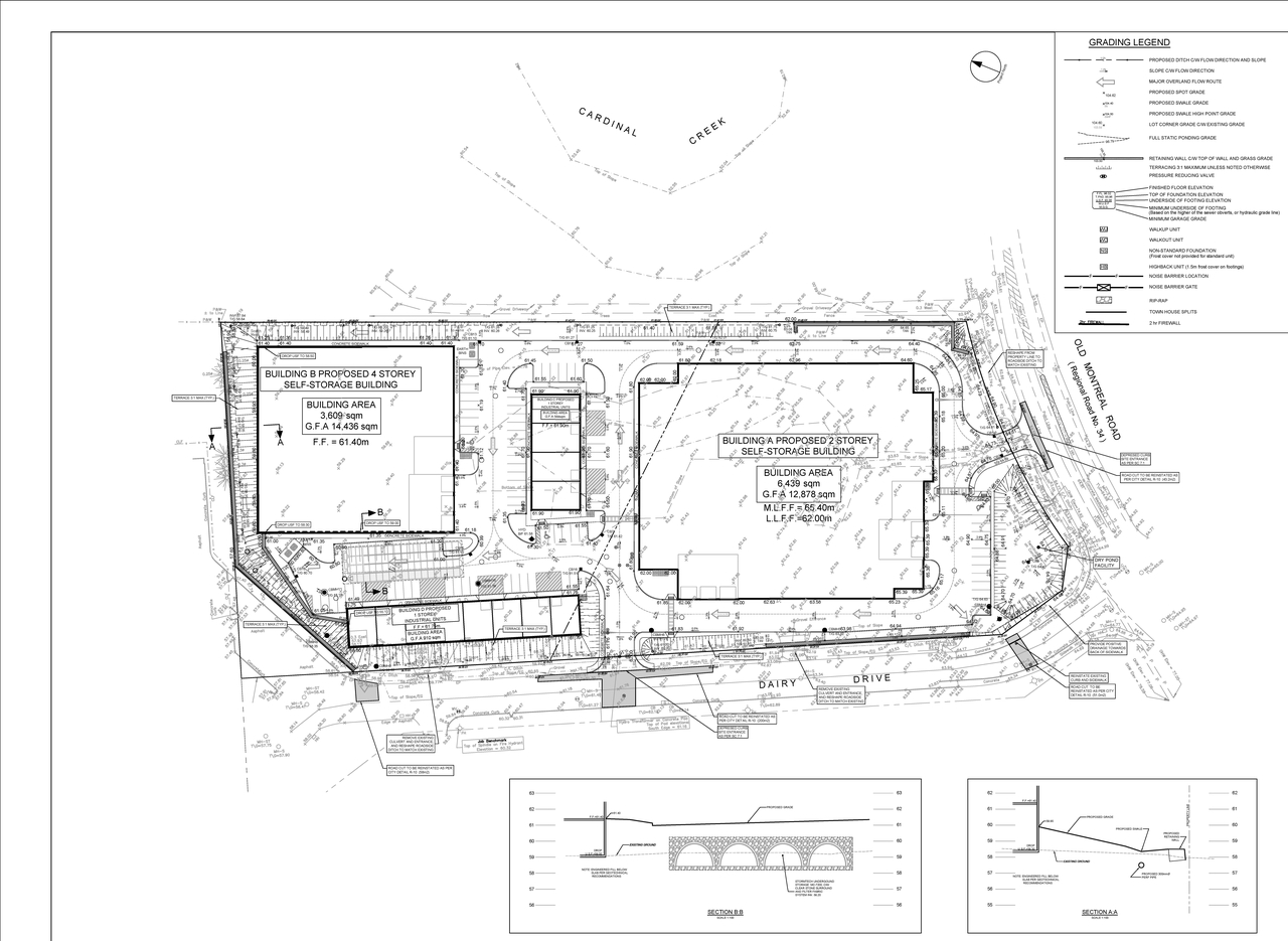 Construction site plan for project from page 134 of the file '2024-10-09 - Design Brief - D07-12-24-0122'