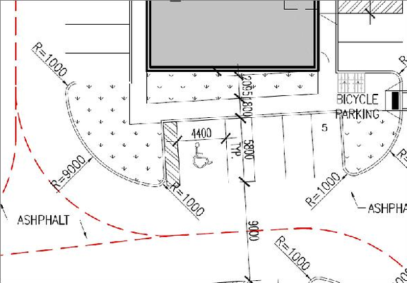 Construction site plan for project from page 45 of the file '2024-10-09 - Design Brief - D07-12-24-0122'