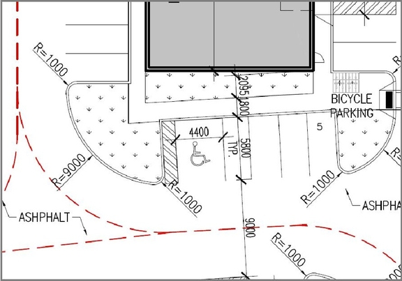 Construction site plan for project from page 45 of the file '2024-10-09 - Design Brief - D07-12-24-0122'