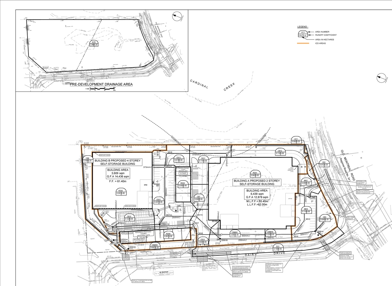Construction site plan for project from page 120 of the file '2025-07-02 - Design Brief - D07-12-24-0122'