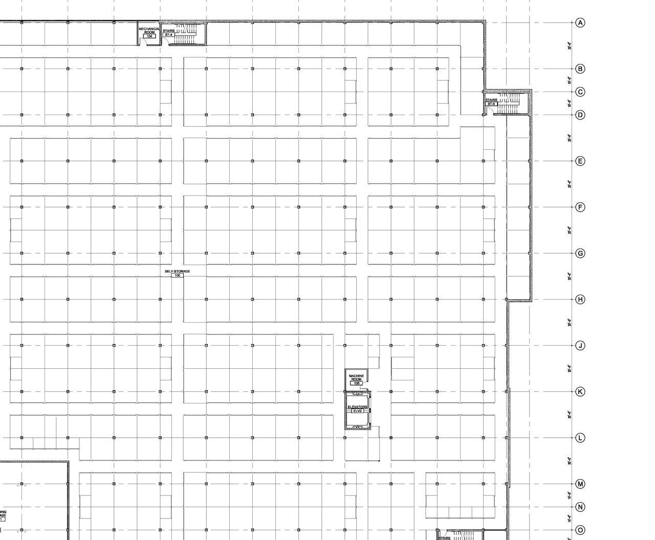 Construction site plan for project from page 1 of the file '2024-12-18 - Building Elevations and Floor Plans (Building A) -D07-12-24-0122'