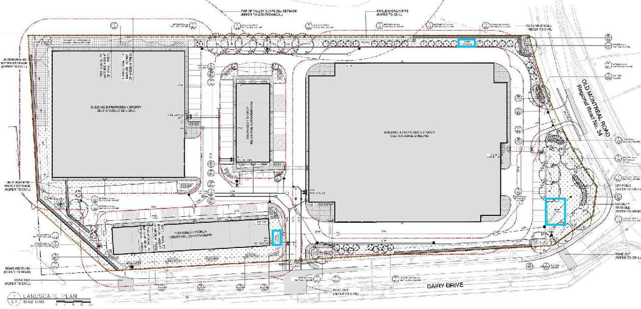 Construction site plan for project from page 10 of the file '2024-10-09 - Urban Design Brief - D07-12-24-0122'