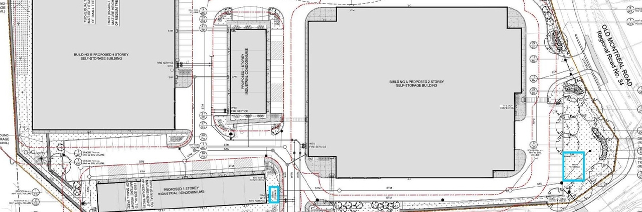 Construction site plan for project from page 10 of the file '2024-10-09 - Urban Design Brief - D07-12-24-0122'