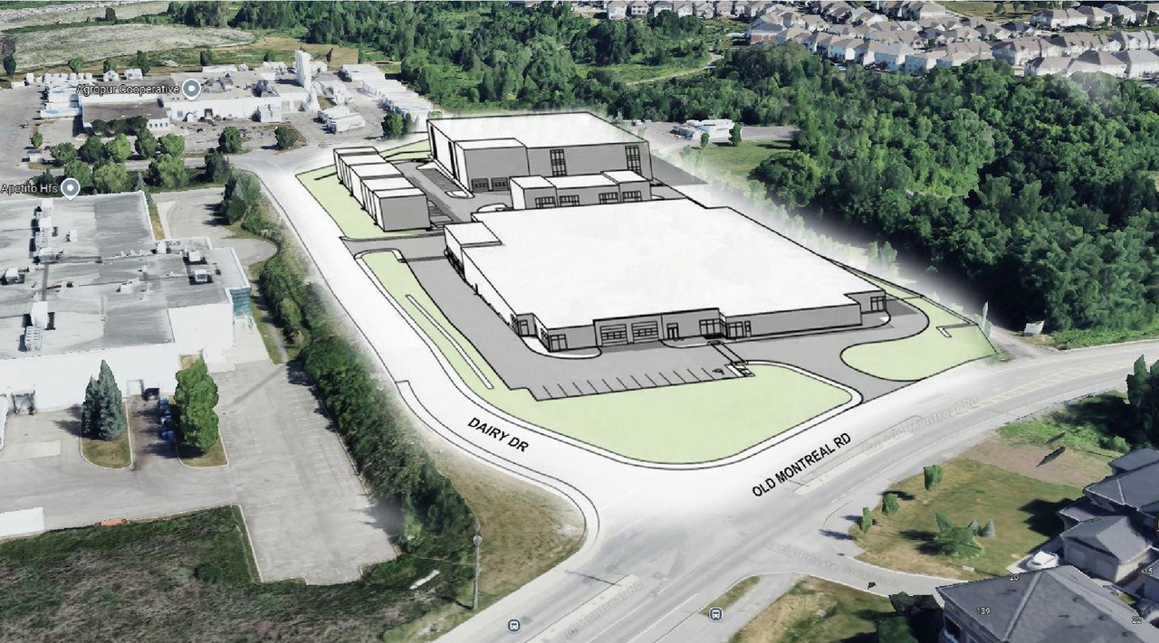 Construction site plan for project from page 5 of the file '2024-10-09 - Urban Design Brief - D07-12-24-0122'