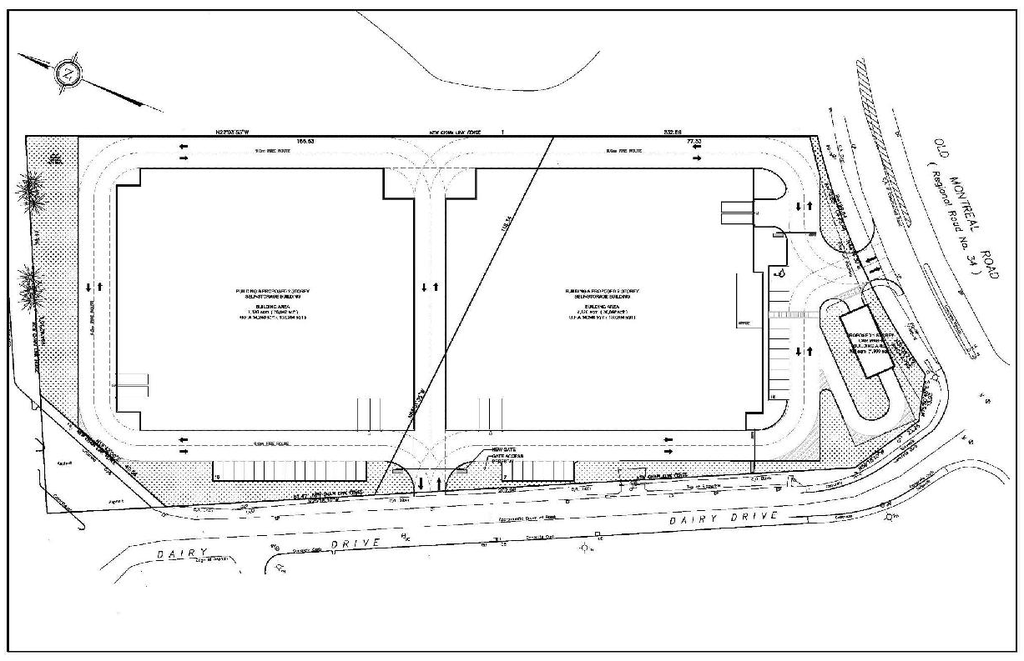 Construction site plan for project from page 7 of the file '2024-10-09 - Urban Design Brief - D07-12-24-0122'