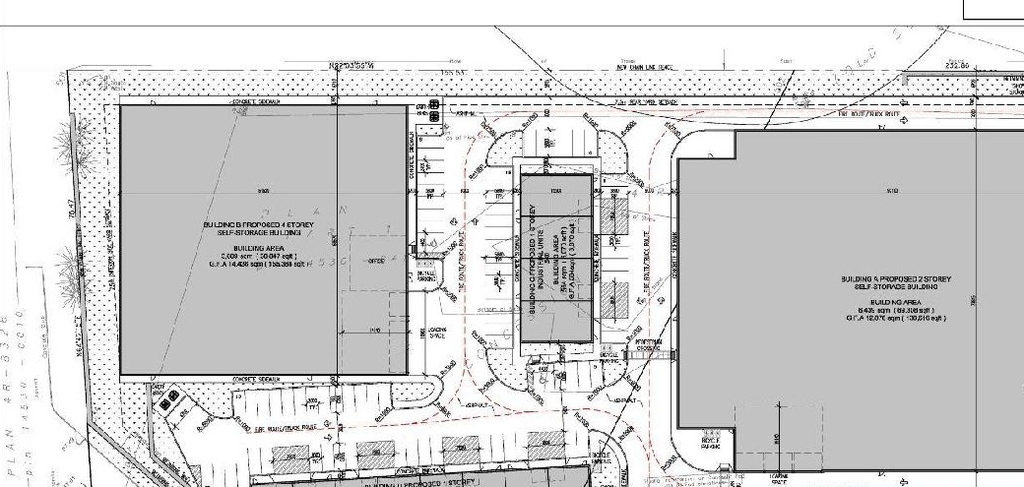 Construction site plan for project from page 8 of the file '2024-10-09 - Urban Design Brief - D07-12-24-0122'