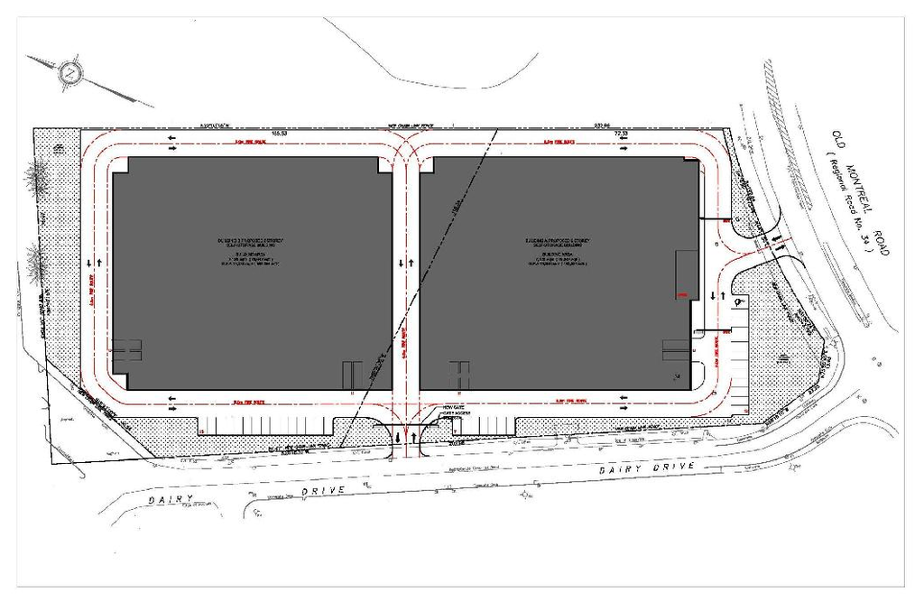 Construction site plan for project from page 8 of the file '2024-10-09 - Urban Design Brief - D07-12-24-0122'