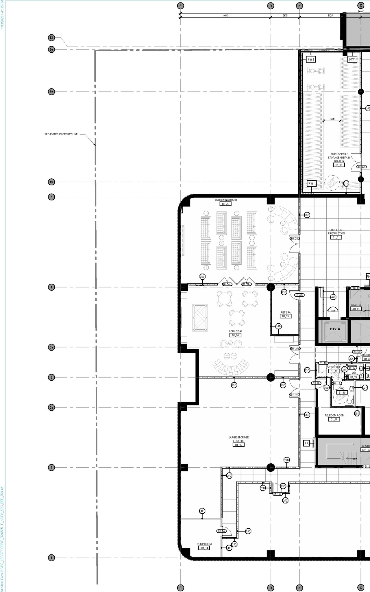 Floor plan for project from page 20 of the file '2025-01-17 - Urban Design Brief - D07-12-24-0123'