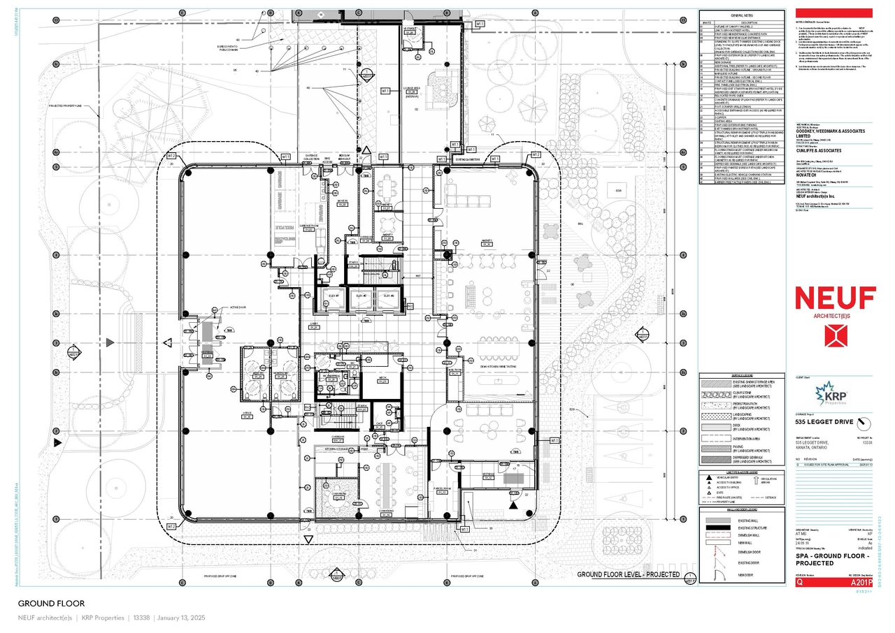 Construction site plan for project from page 21 of the file '2025-01-17 - Urban Design Brief - D07-12-24-0123'