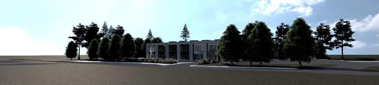 Rendering of building from page 8 of the file '2024-10-09 - Design Brief Rev 1 - D07-12-24-0124'