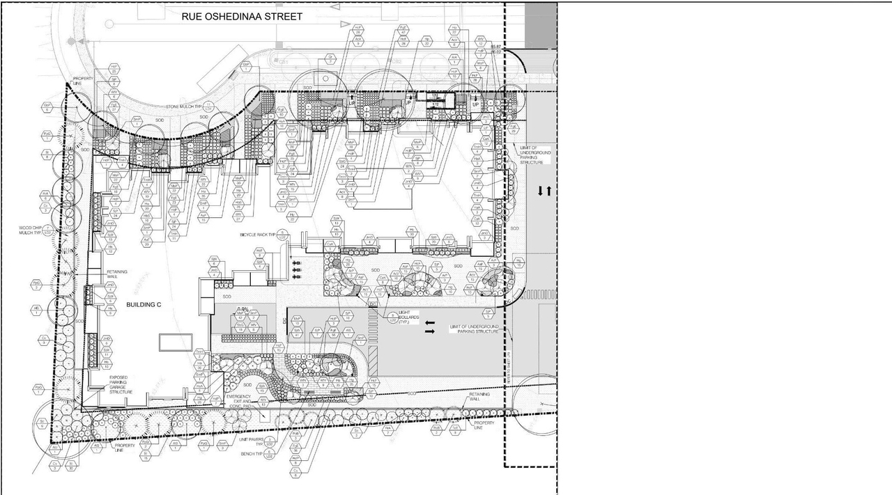 Construction site plan for project from page 11 of the file '2024-10-11 - Design Brief - D07-12-24-0126'