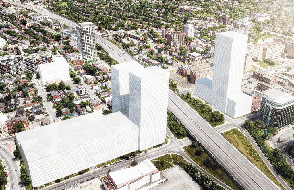 Rendering of building from page 10 of the file '2024-10-11 - Urban Design Brief - D07-12-24-0127'