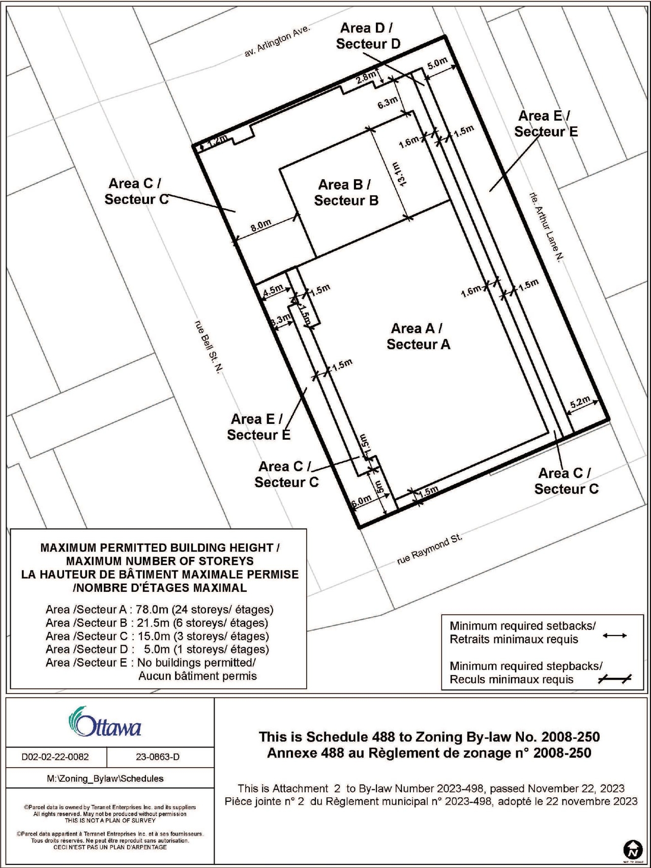 Construction site plan for project from page 15 of the file '2024-10-11 - Urban Design Brief - D07-12-24-0127'