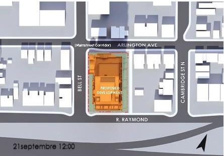 Construction site plan for project from page 29 of the file '2024-10-11 - Urban Design Brief - D07-12-24-0127'