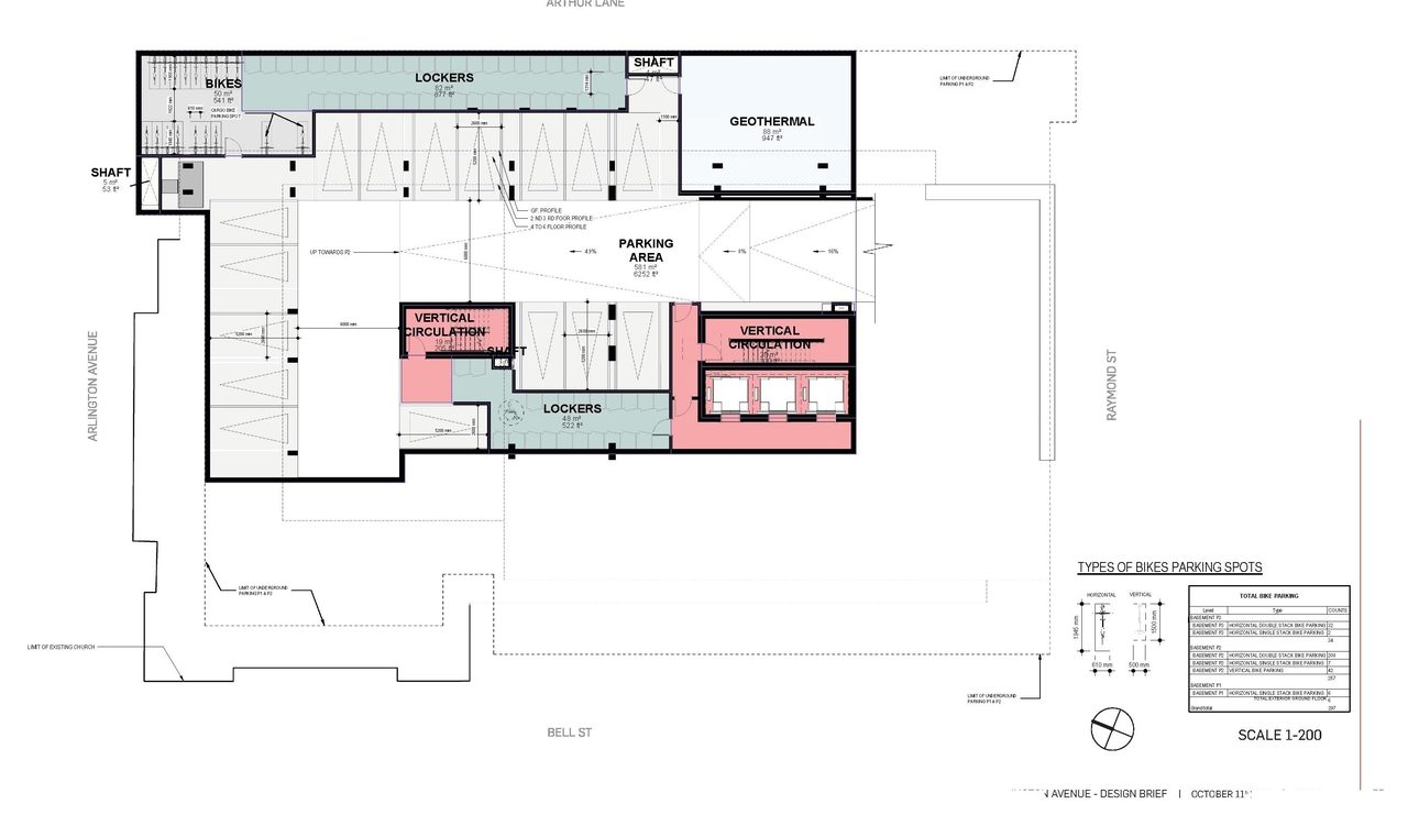 Floor plan for project from page 55 of the file '2024-10-11 - Urban Design Brief - D07-12-24-0127'