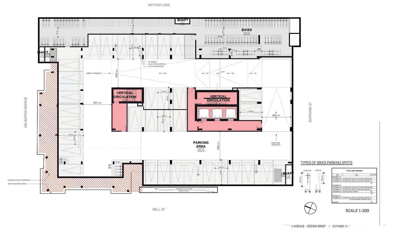 Floor plan for project from page 56 of the file '2024-10-11 - Urban Design Brief - D07-12-24-0127'