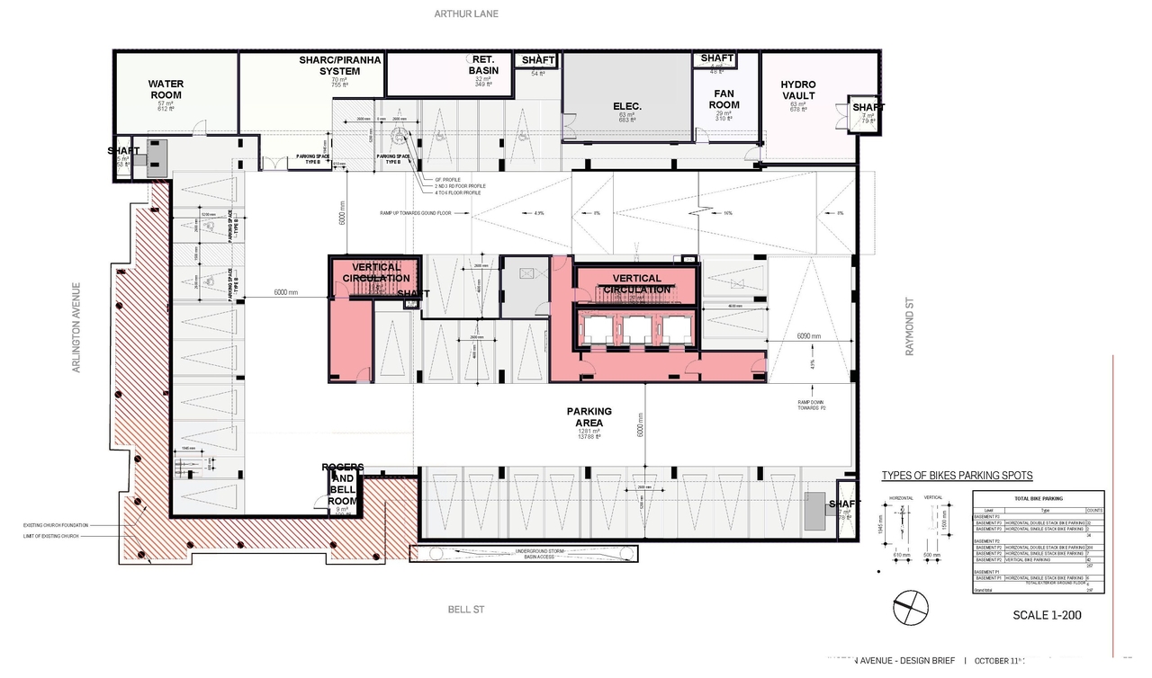 Floor plan for project from page 57 of the file '2024-10-11 - Urban Design Brief - D07-12-24-0127'