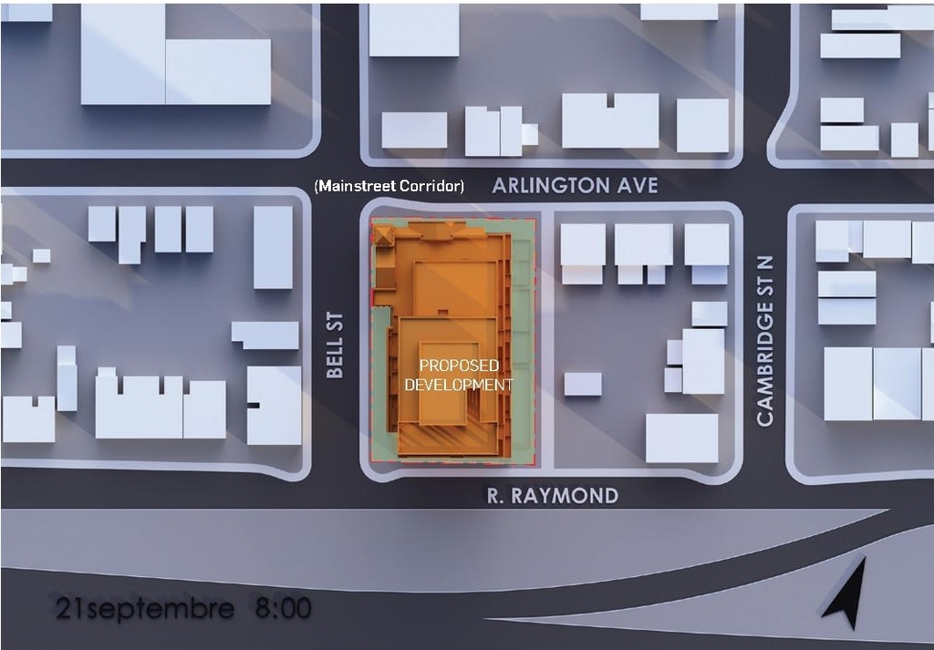 Construction site plan for project from page 69 of the file '2024-10-11 - Urban Design Brief - D07-12-24-0127'