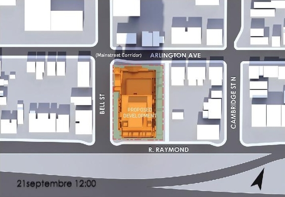 Construction site plan for project from page 69 of the file '2024-10-11 - Urban Design Brief - D07-12-24-0127'