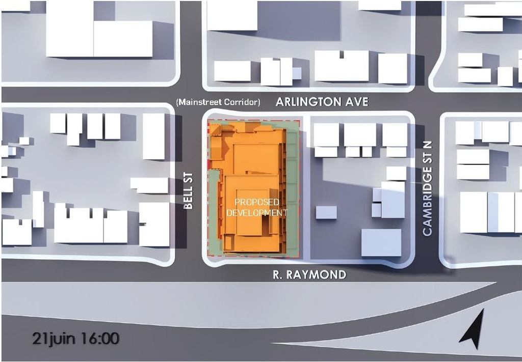 Construction site plan for project from page 69 of the file '2024-10-11 - Urban Design Brief - D07-12-24-0127'