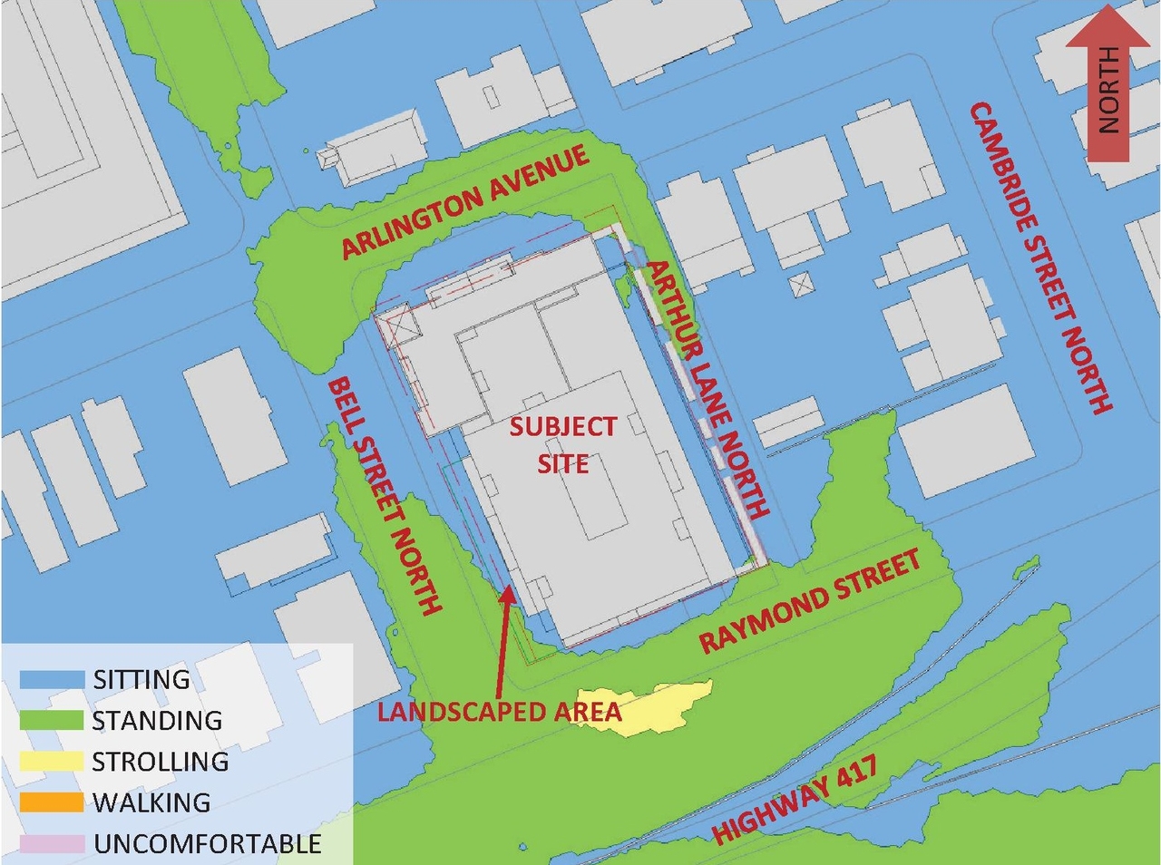 Construction site plan for project from page 70 of the file '2024-10-11 - Urban Design Brief - D07-12-24-0127'