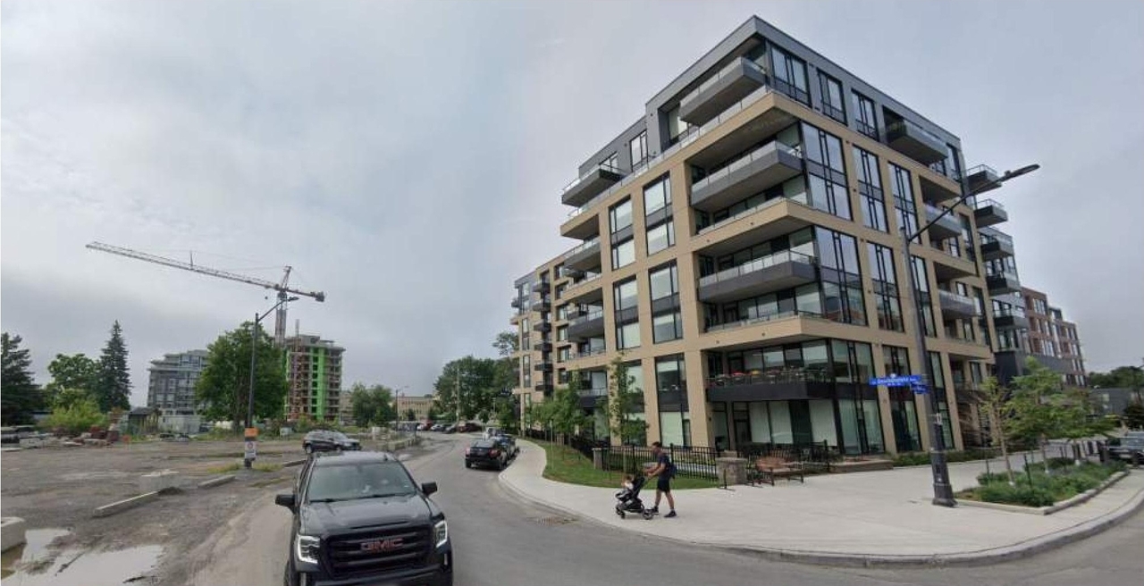 Rendering of building from page 14 of the file '2024-12-23 - Urban Design Brief - D07-12-24-0130'