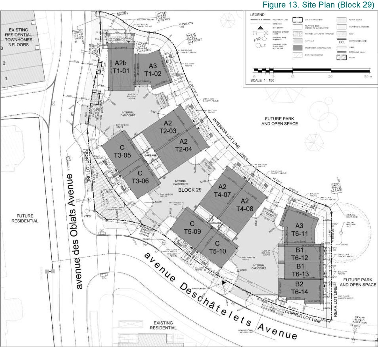 Construction site plan for project from page 22 of the file '2024-12-23 - Urban Design Brief - D07-12-24-0130'