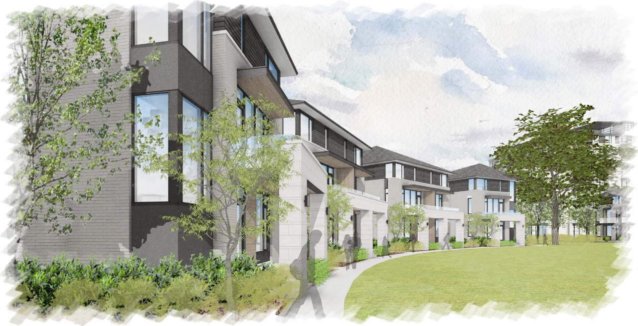 Rendering of building from page 44 of the file '2024-12-23 - Urban Design Brief - D07-12-24-0130'