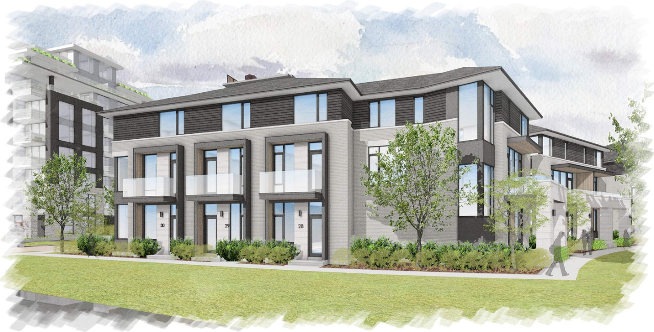 Rendering of building from page 46 of the file '2024-12-23 - Urban Design Brief - D07-12-24-0130'