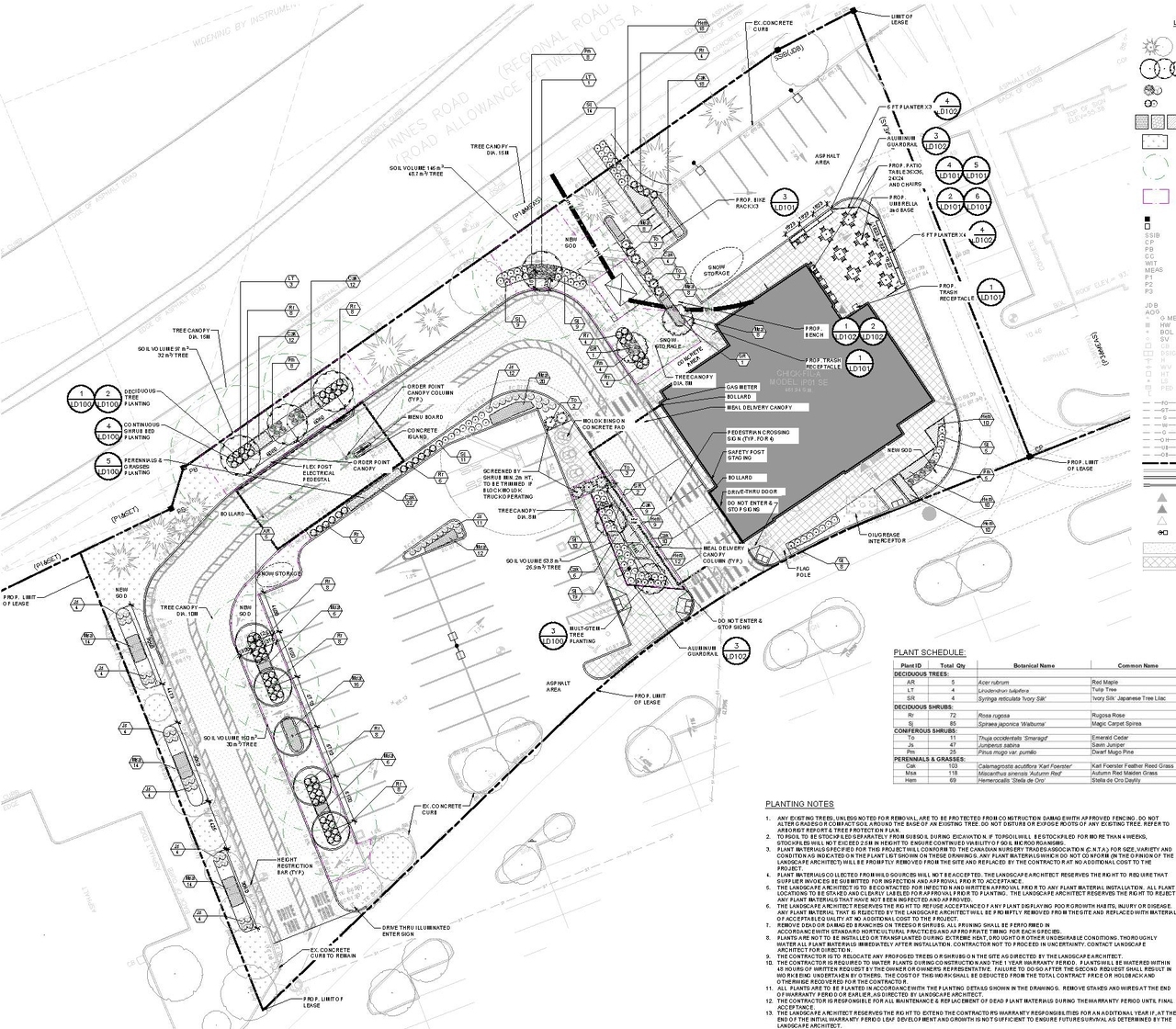 Construction site plan for project from page 20 of the file '2024-10-21 - Urban Design Brief - D07-12-24-0131'